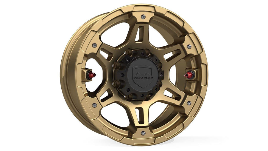 TeraFlex Off-Road Wheel – Nomad Split Spoke – 8X6.5” – -12mm – Bronze