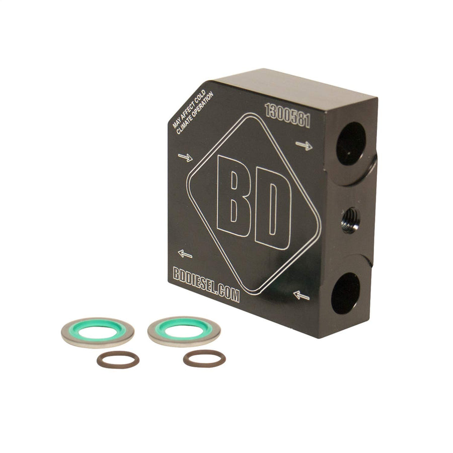 Transmission Oil Cooler Bypass Tube BD Diesel Eliminator Kit 1061527
