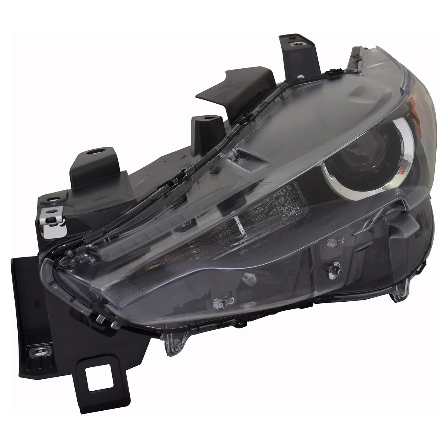 Left TYC Headlight Assembly Compatible with 2017-2021 Mazda CX-5