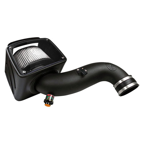 Cold Air Intake S&B Filters 75-5091D For 2007-2010 Chevy/GMC Duramax 6.6L (Dry Extendable Filter)