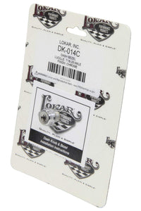 Lokar DK-014C Performance Products Dash Bezel - Lucille - 7/16-28 Male - Chrome