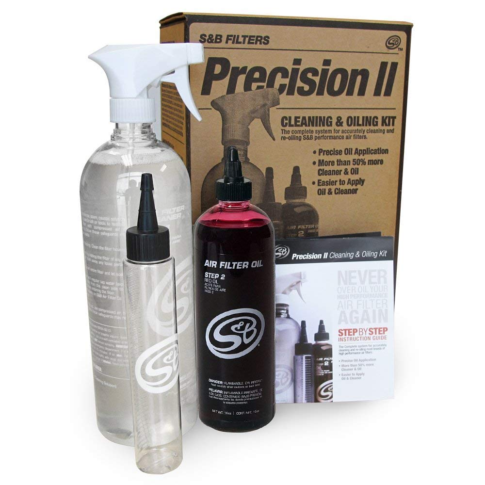 Precision II S&B Filters 88-0008 Cleaning & Oil Kit (Red Oil)