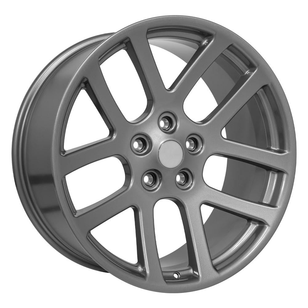 22 Inch OE Wheels DG51 Rim Fits Ram SRT Style 5x139.7 22x10 Gloss Gunmetal - Hollander 2223 (1)