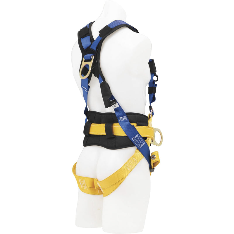 BaseWear Werner Construction Safety 3-Ring Harness- Blue Medium/Large