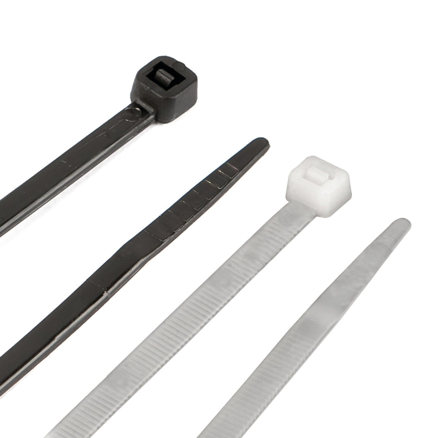 W2927 Performance Tool 24pc 25" Cable Tie Set, Black and White With Tensile Strength 175 Lbs