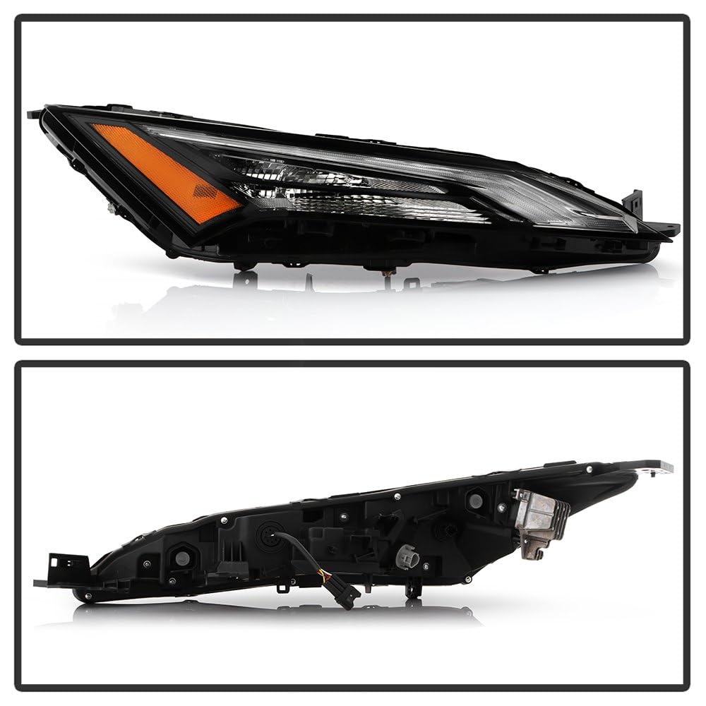 Nissan Rogue 21-23 Spyder (xTune) Upper Halogen Singal/LED DRL Headlight - OE Right