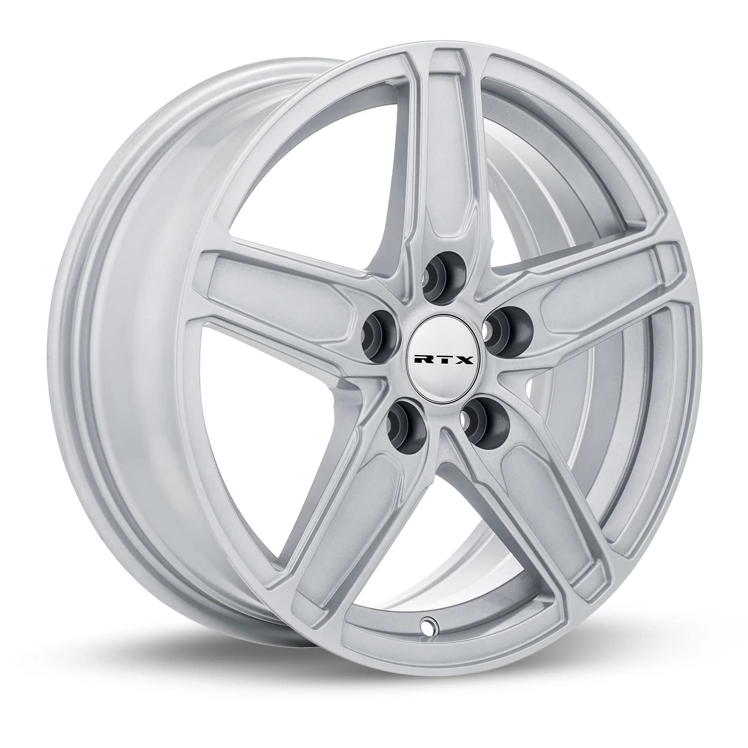 Custom RTX FROST Wheel - 18x8, 45 Offset, 5x114.3 Bolt Pattern, 56.1mm Hub - Silver Rim