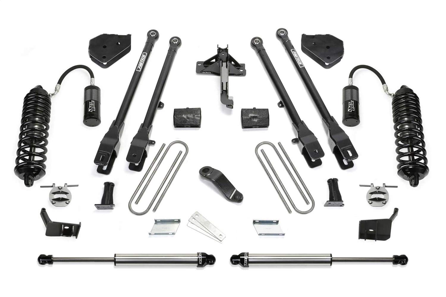 4 Link Lift System Fabtech K2338DL 6 in. Lift 4 Link Lift System