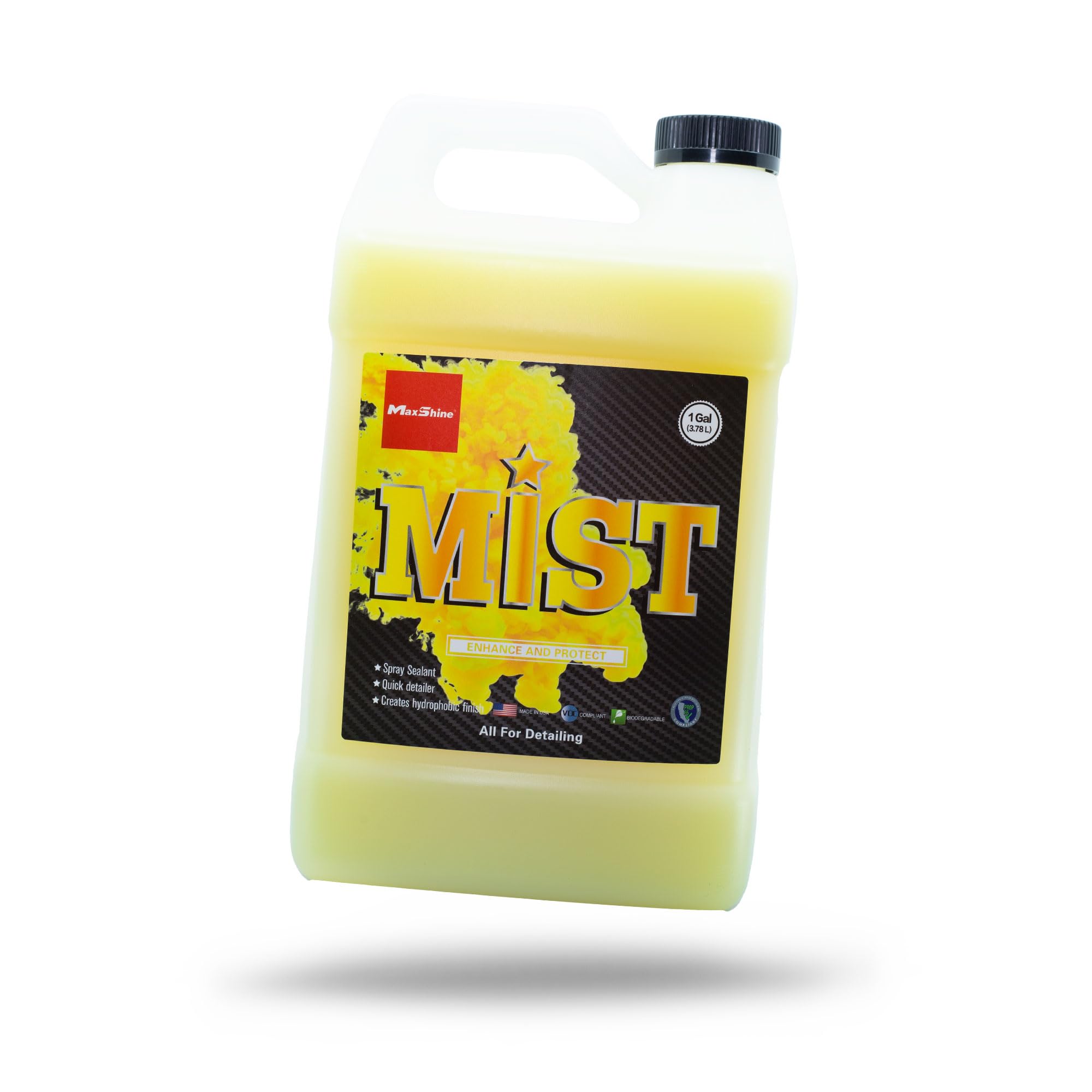 1 Gallon Maxshine Universal Mist Enhance & Protect – Easy-to-Use Spray for Superior Shine & Long-Lasting Protection – Quick Detailing Solution for Cars, Trucks & Motorcycles