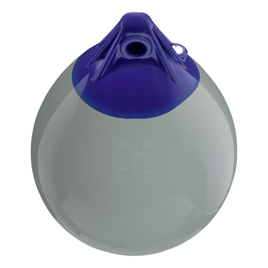 A-0 Polyform Standard Blue Ropehold Buoy - Grey