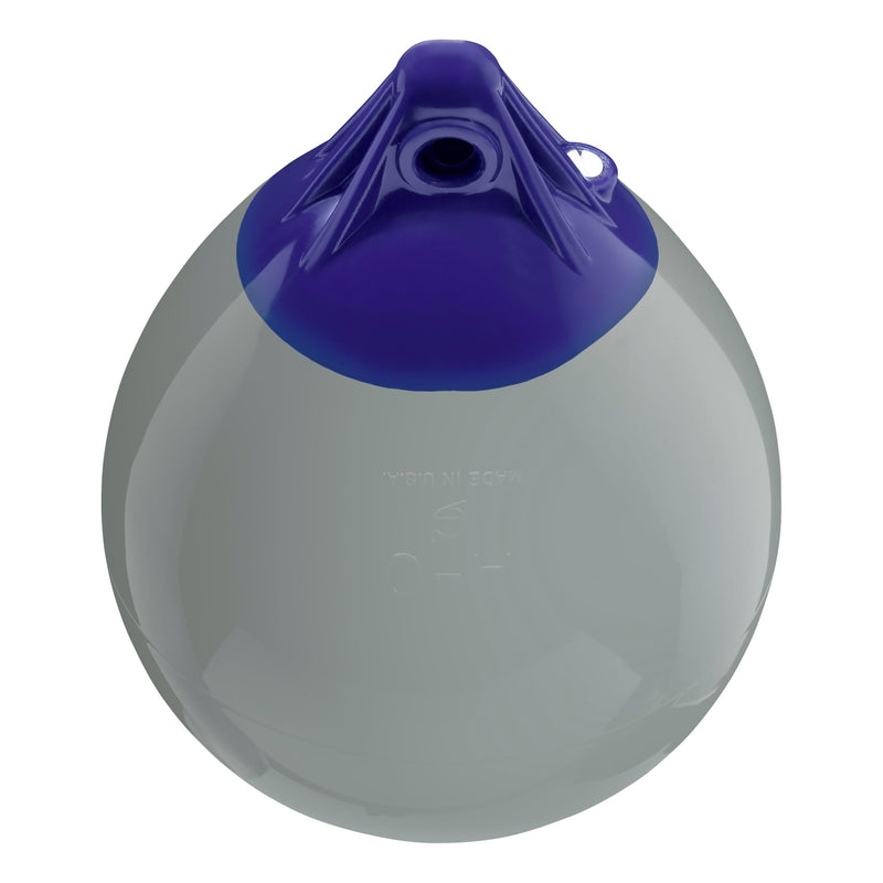 A-0 Polyform Standard Blue Ropehold Buoy - Grey