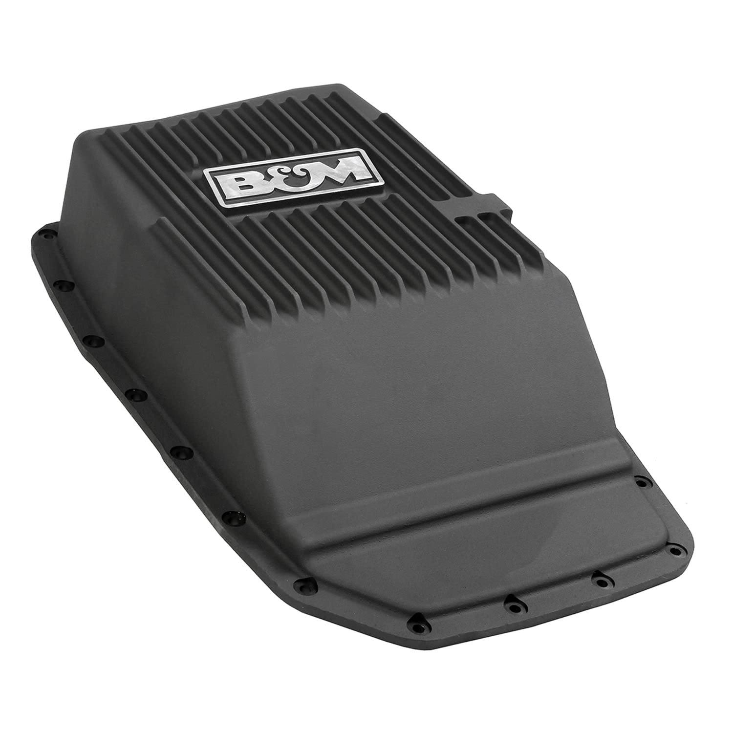 Transmission Pan B&M 70394, black anodized
