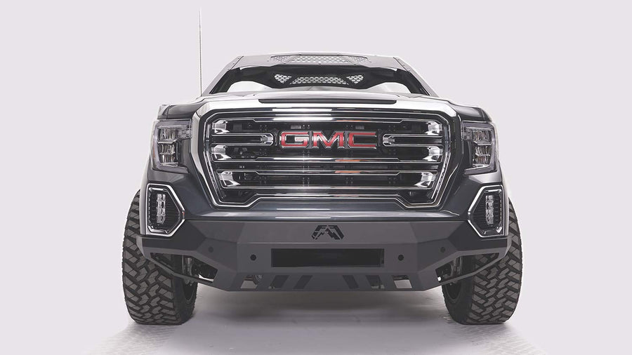 19-C Silverado 1500 Vengeance Front Sensor Bumper Fab Fours with No Guard