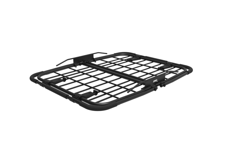 Transforming 3D MAXpider Roof Basket - Rooftop Cargo Basket, 52” x 43”, Adjustable Folding Multiple Configuration, Secure Luggage Storage Carrier, Mount on Universal Cross Bars for SUV/Truck/Car