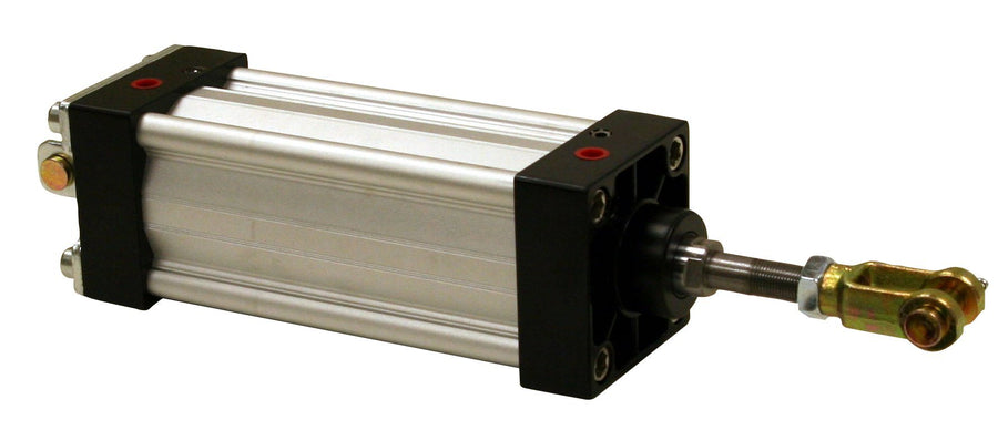 Tie Rod Style Cylinder-Clevis Mount-0.75 Rod X 8 Inch Stroke With Manual Air, Buyers Products TGC25008VK Tailgate Cylinder, 2.5" Bore, Pneumatic Tailgate Application For Dump Trucks