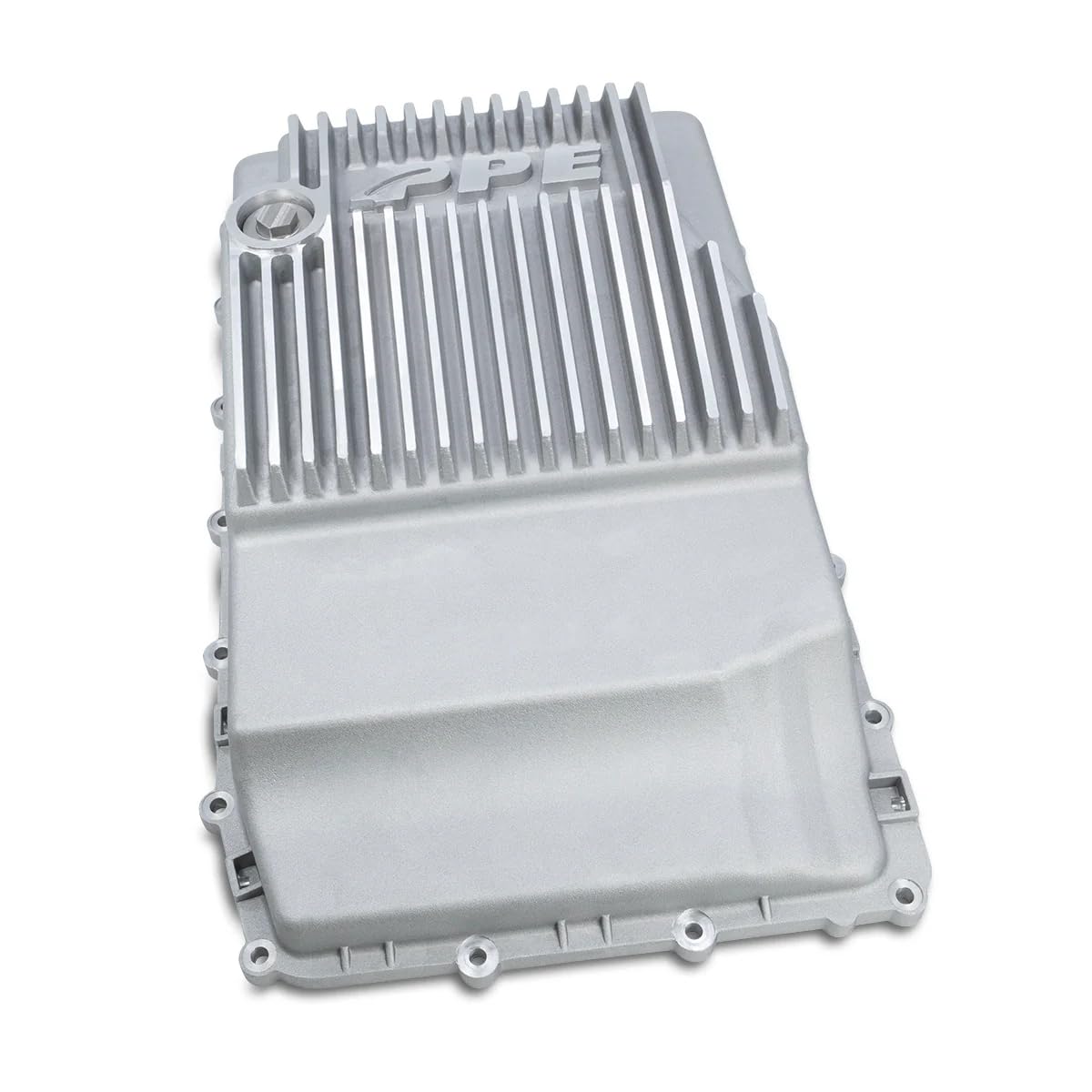 Heavy Duty PPE Cast Aluminum Deep Transmission Pan (Brushed) 328053120 Compatible with 2017+ F150 with 10R80 Transmission