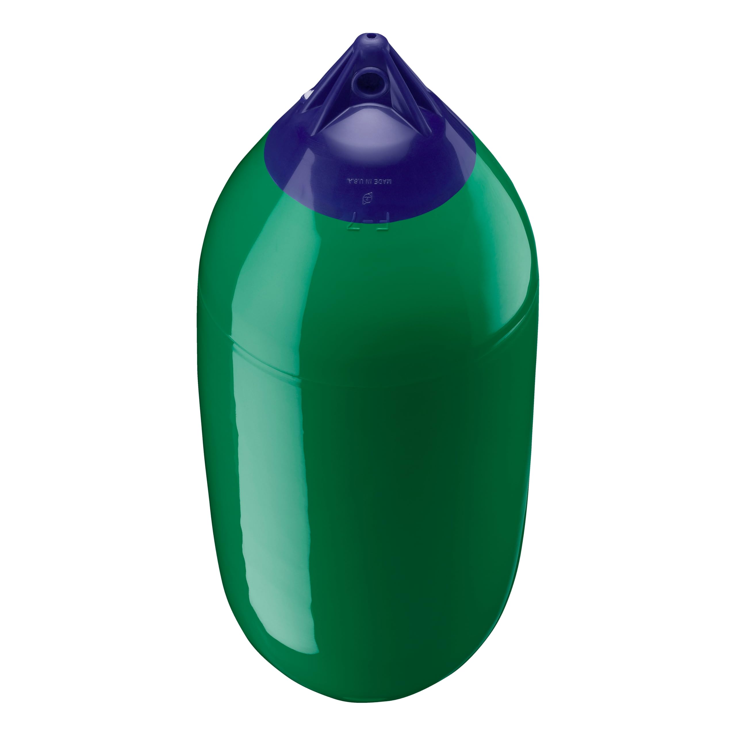 Polyform F-Series Boat Fender Standard F-7 Blue Ropehold - Forest Green