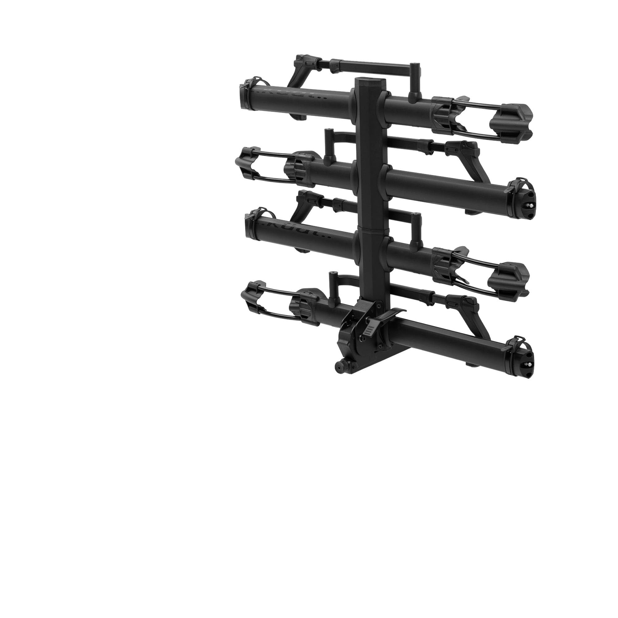 KUAT 2.0 NV Base Add-On | Hitch-Mounted Bike Rack with 2-Bike Add-On: Quick Change from 2 to 4 Bikes | E-Bike Compatible| All-Metal Construction | Adjustable Front Tire Cradle System (BAO2B)