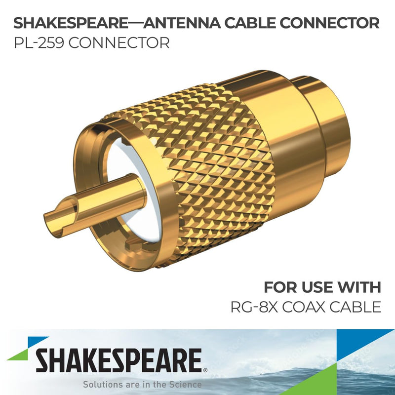 Connector Shakespeare W/UG176 Adapter