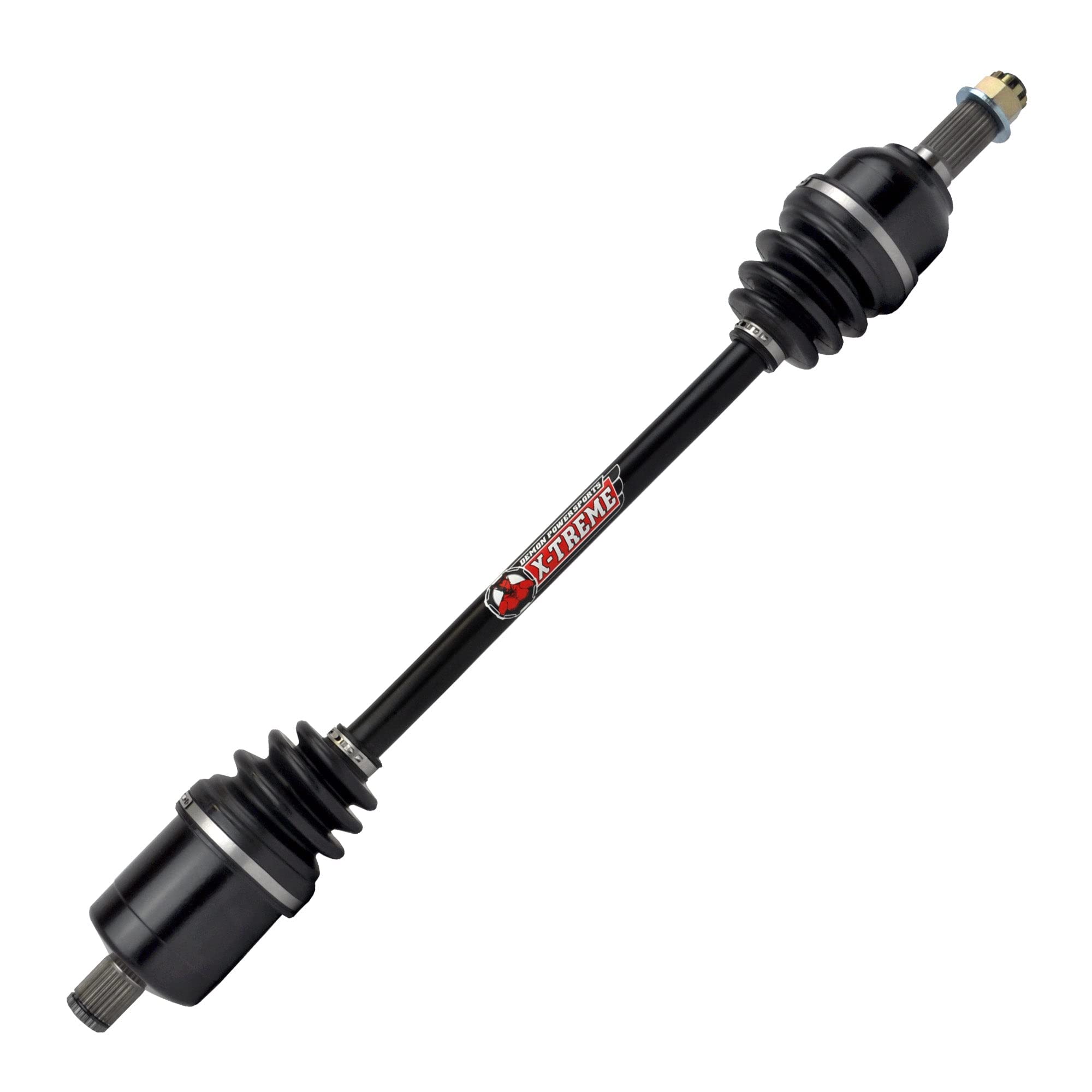 Demon Powersports Xtreme Heavy Duty Front Left/Right Axle for Polaris RZR PRO XP, In 4340 Chromoly Steel Re-Engineered Cage Design, Larger Components & Dual Heat Treated (See Fitments in Description)