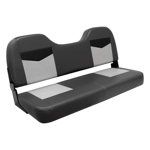 Pro Angler Wise 3348-860 Bass Boat Tour Series 48" Fold Down Bench Seat, Charcoal/Black/Marble