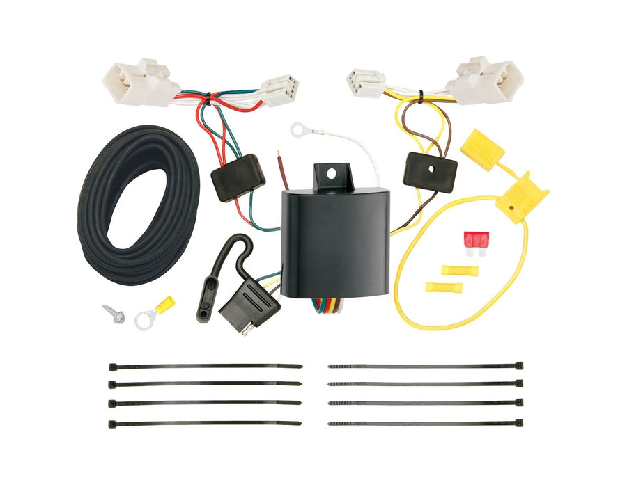 4-Way Flat Tekonsha T-One® T-Connector Harness, Compatible with Select KIA Forte