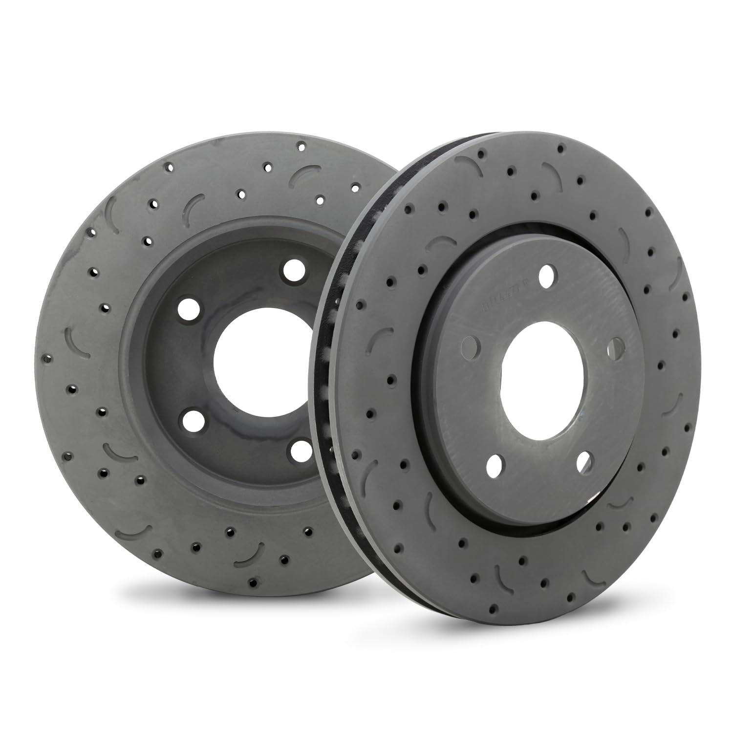 Talon Hawk Performance Brakes Cross-Drilled and Slotted Vented Rotor, 11.89 in. Diameter, 1.5 in. Height