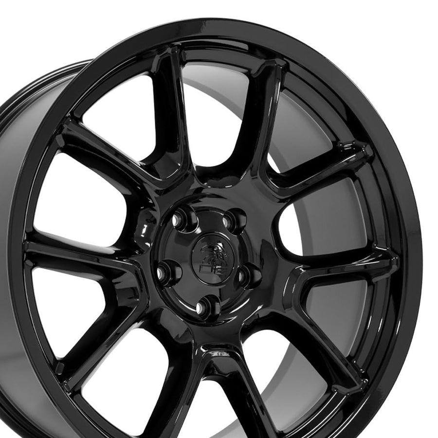 22 inch OE Wheels LLC Fits Journey Pacifica Durango Grand Cherokee DG21 Gloss Black Wheel
