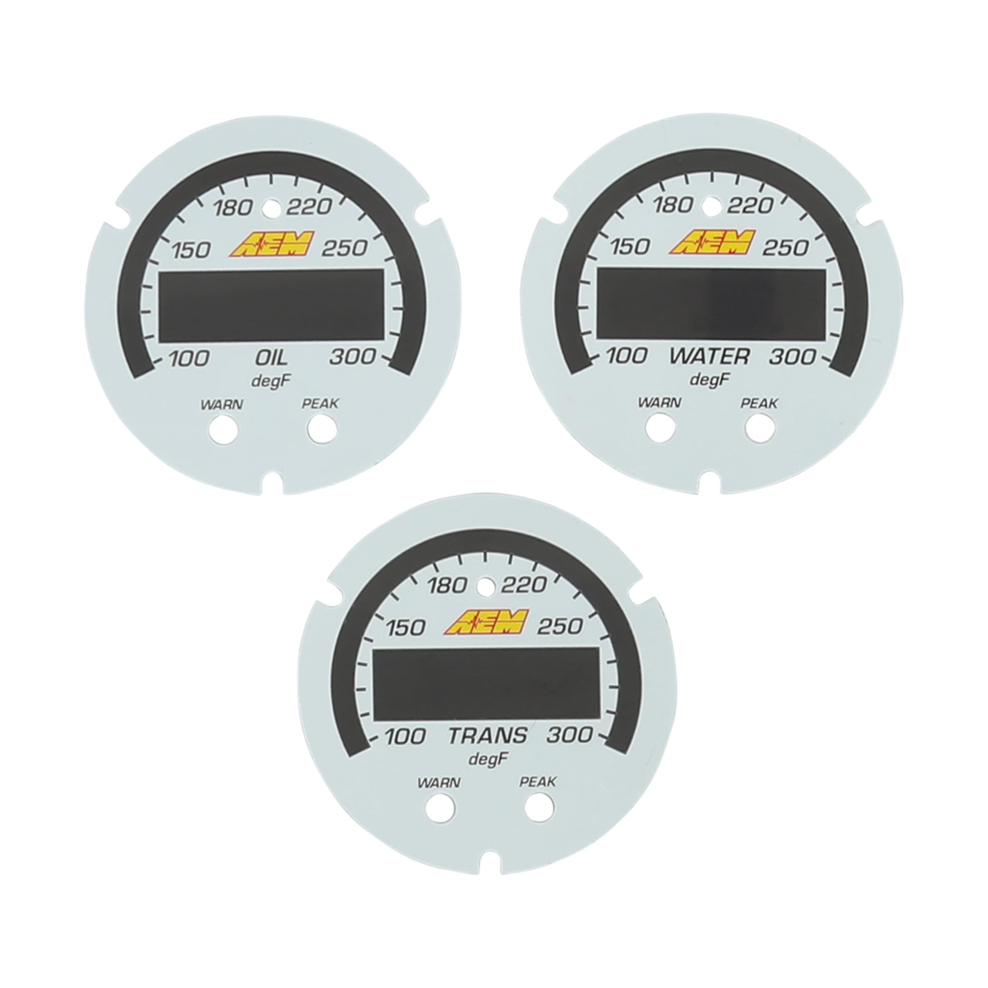 X-Series AEM 30-0302-ACC Temperature Gauge, White
