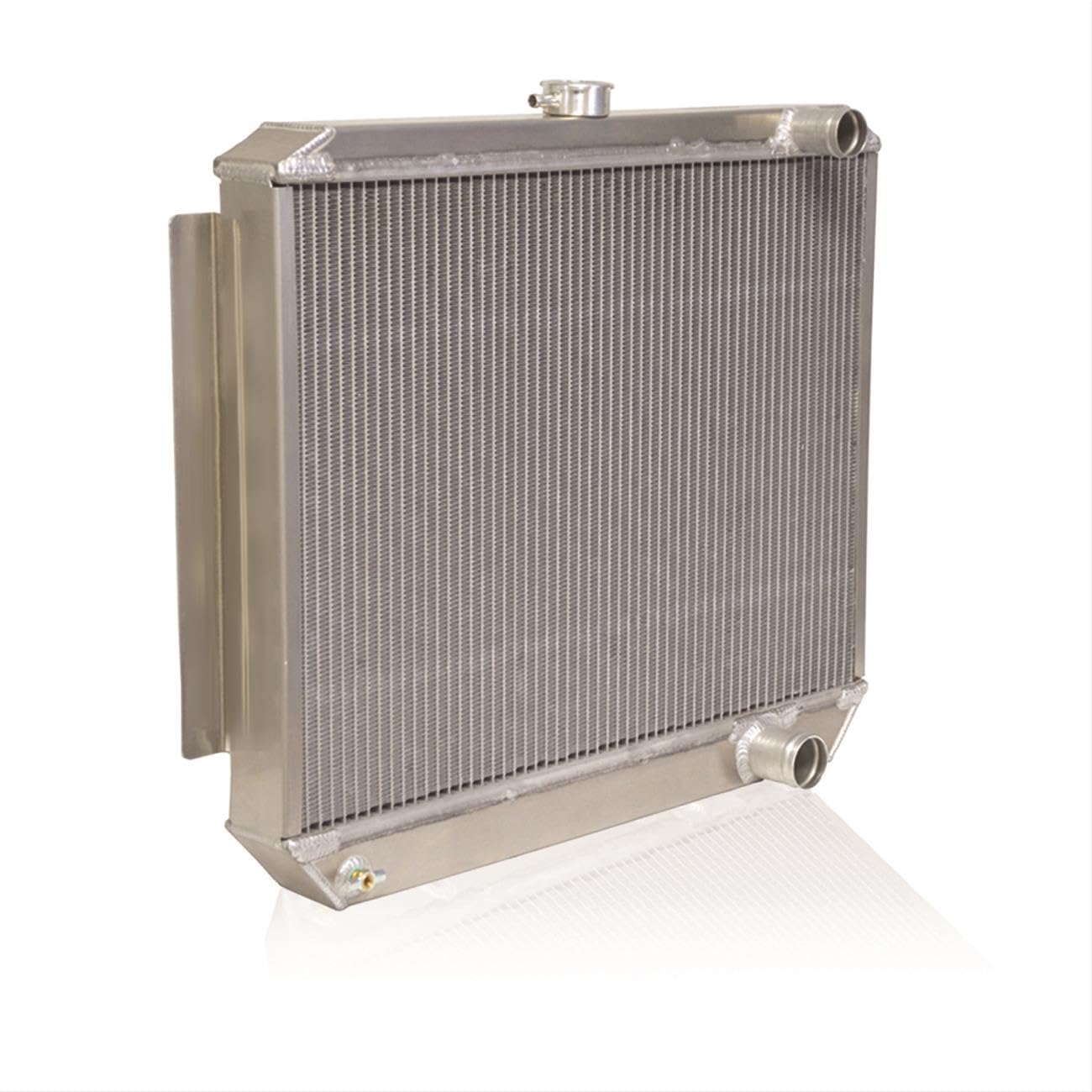 Be Cool 35100 LS Swap Bone Yard Downflow Radiator with 1-3/8" Inlet, & 1-1/2" Outlet