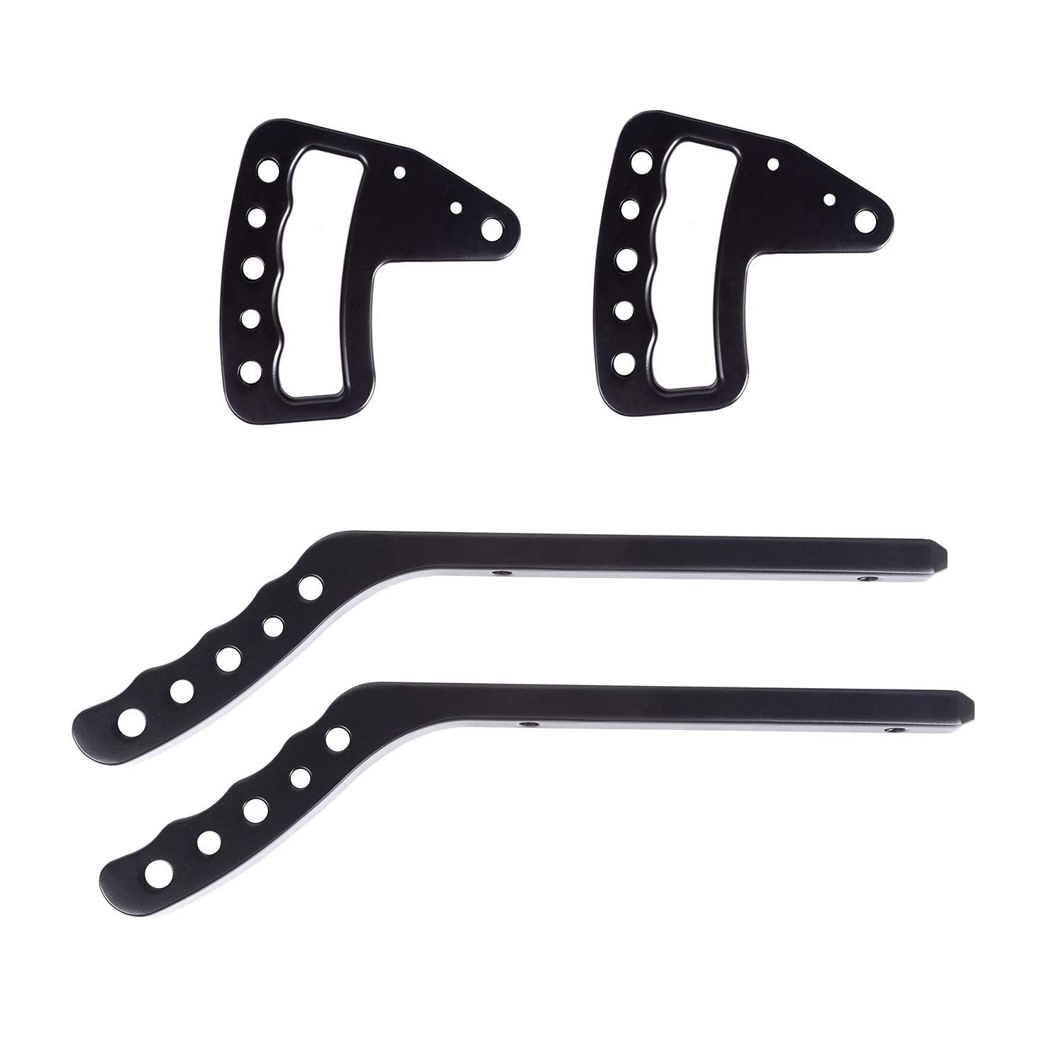 Rugged Ridge JK Grab Handles for Jeep Wrangler | Aluminum, Black | 13505.50 | Fits 2007-2018 Jeep Wrangler JK