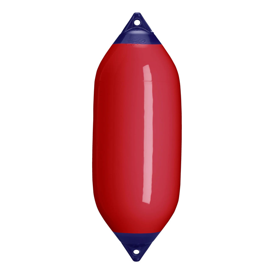 Polyform F-Series Boat Fender Standard F-7 Blue Ropehold - Classic Red