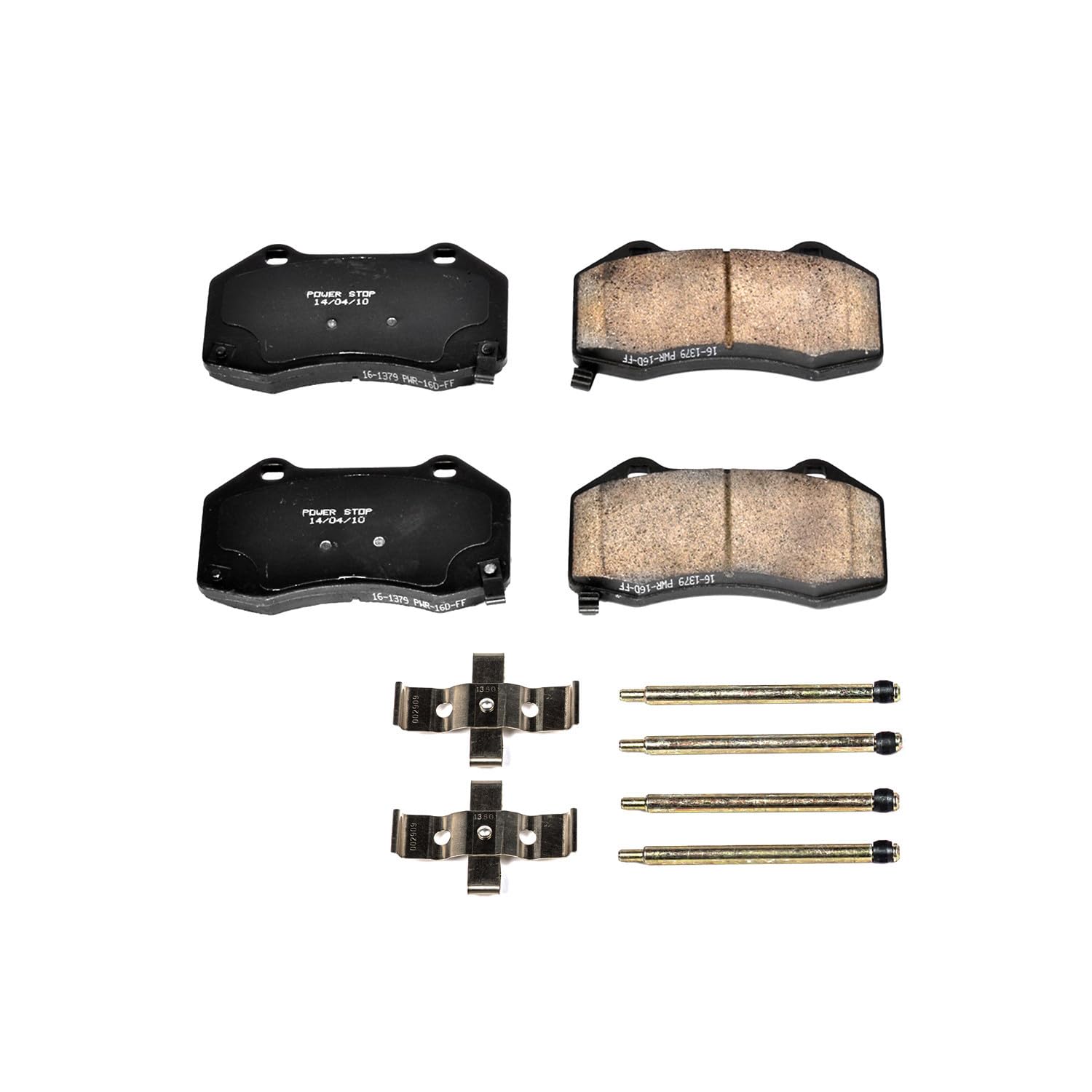 Power Stop Front Brake Kit For 2008-10 Chevrolet Cobalt | 2008-10 Chevrolet HHR - Ceramic Brake Pads With Installation Hardware, 17-1379