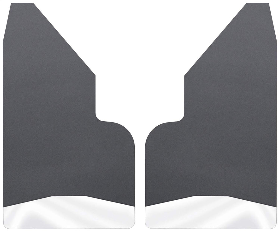 Universal Husky Liners - Mud Flaps 14" Wide - Stainless Steel Weight - Black | 17151