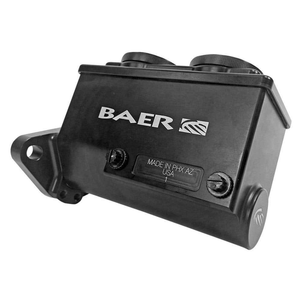 BAER BRAKES Brake Master Cylinder 6801272RP-BKCZ (Remaster Black Anodized Right Port 15/16"), 1 Pack