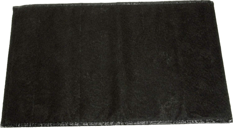 010750 Design Engineering 12" x 18" Protective Absorbent Oil Rug, Black