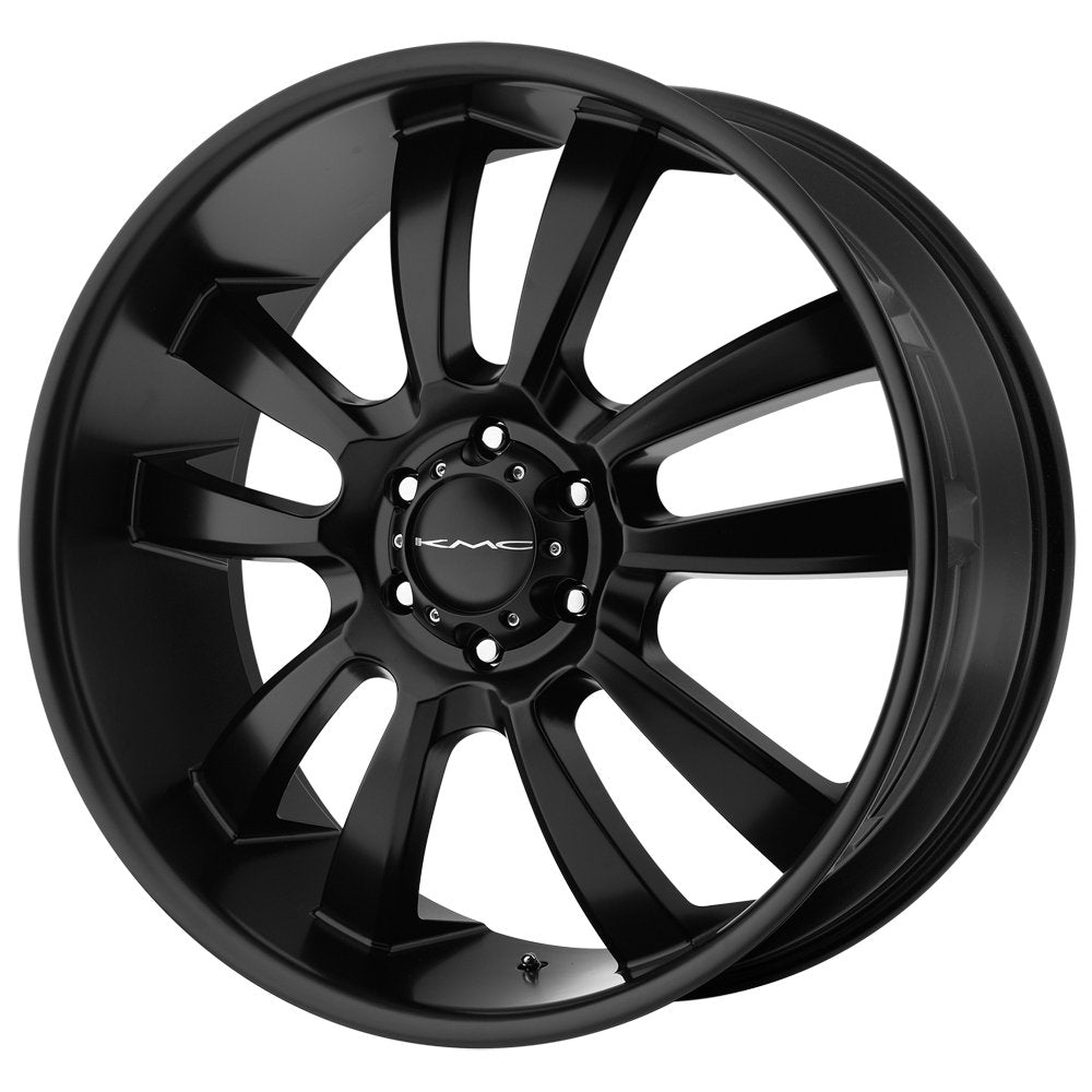 KMC 18X8 KM673 6X120 S-BLK 15MM - KM67388077715