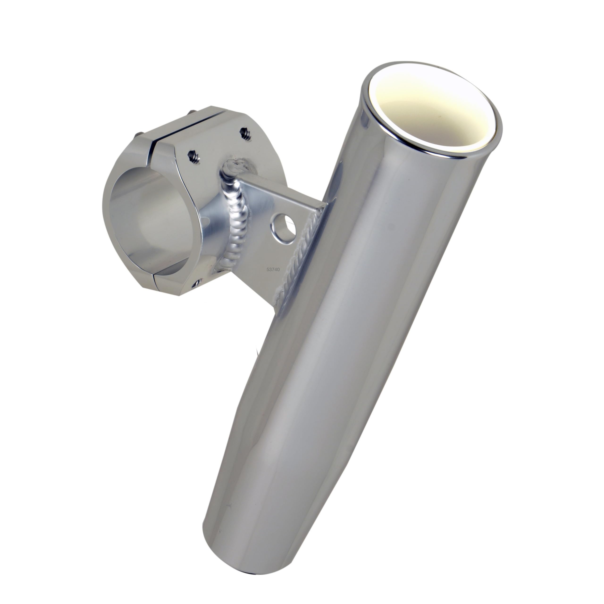 Aluminum Rod Holder - CE Smith Boat Rod Holder with Horizontal Clamp - Fits 2.375" OD Rails