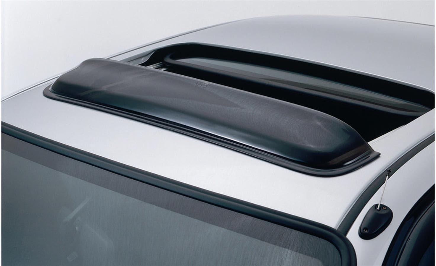 Windflector Auto Ventshade / Sun Roof Deflector | Fits 2019 - 2024 models up to 35.5in. Wide Sunroof, 1 pc. | Smoke - 77003