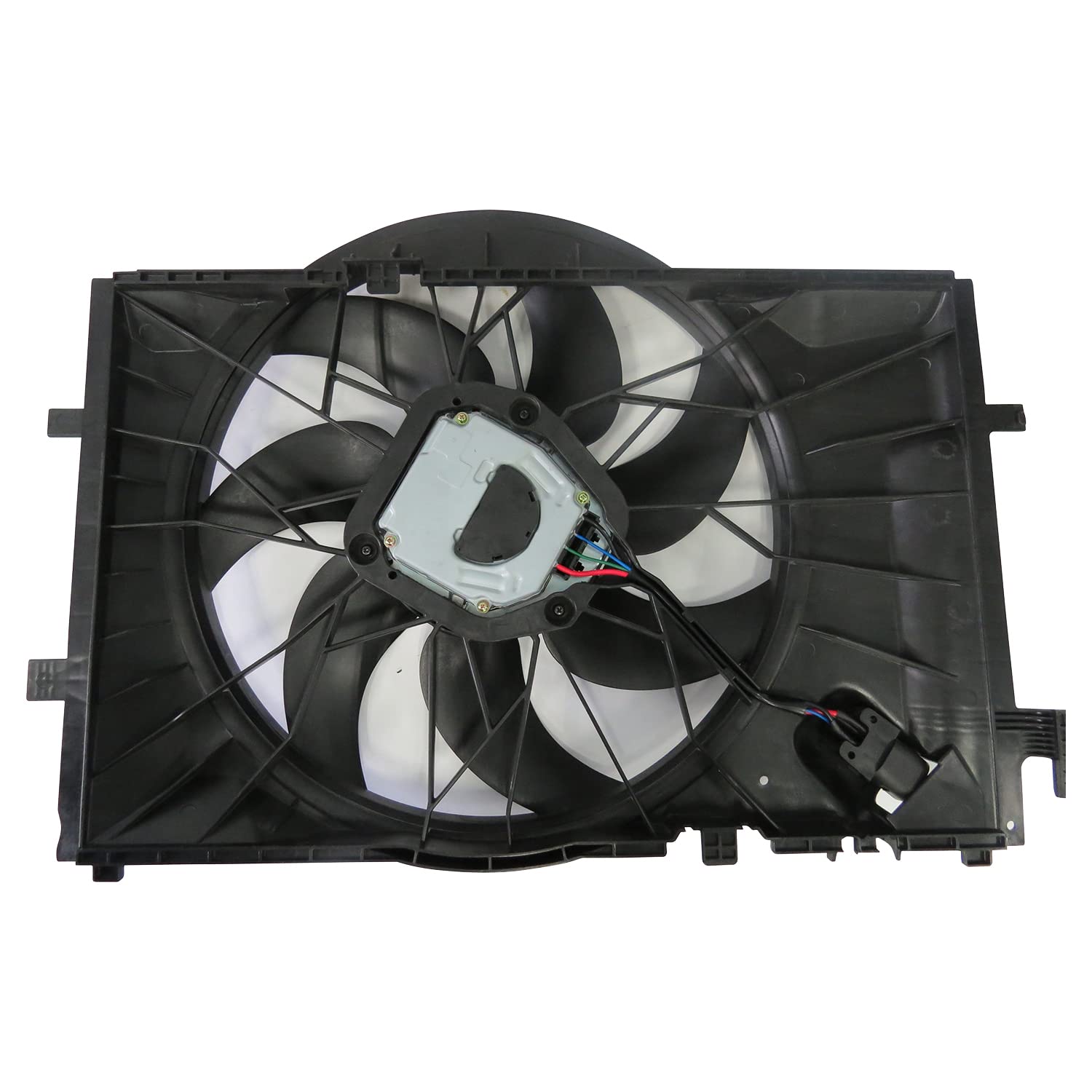 Replacement TYC 623280 Cooling Fan Assembly Compatible with Mercedes-Benz, Black