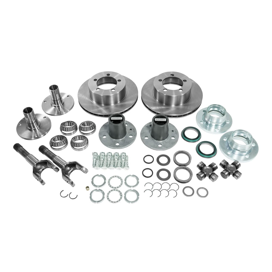 Spin Locking Free Hub Conversion Kit, Dana 30/44 TJ, XJ, YJ, 27 spline, 5 x 4.5