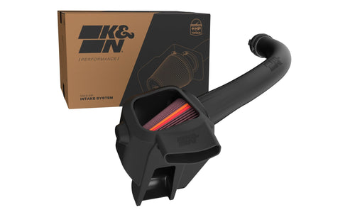 NextGen K&N Cold Air Intake System: High-Flow Cotton Filter: Compatible with 2020-2022 Ford: F250, F350, 50-2593