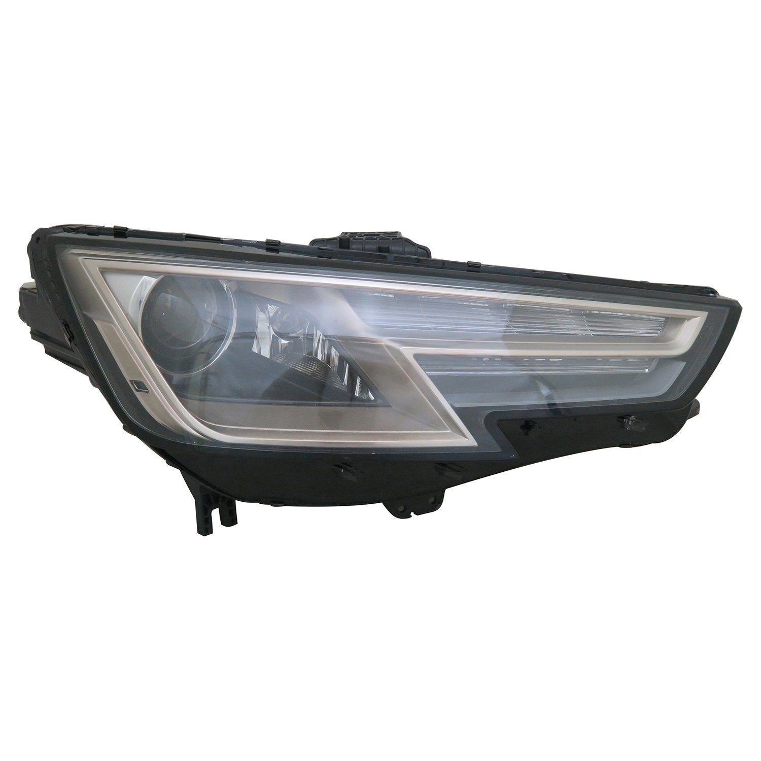 Right TYC Headlight Assembly Compatible with 2017-2019 Audi A4