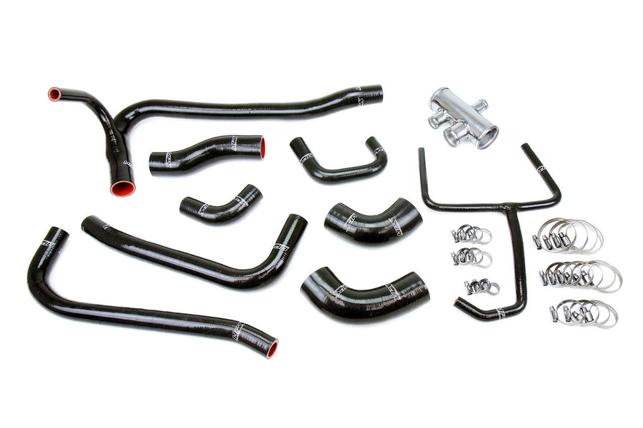 3-ply HPS Black Reinforced Silicone Radiator Coolant Hose Kit 57-2069-BLK