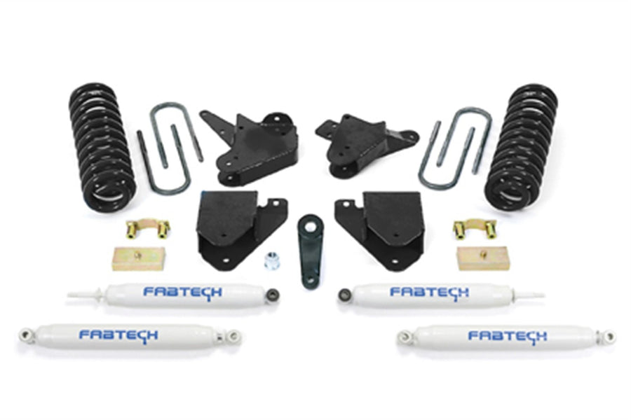 Fabtech K20621 Lift System Basic w/Shocks w/Performance Shocks 6 in. Lift w/Factory Overload Incl.