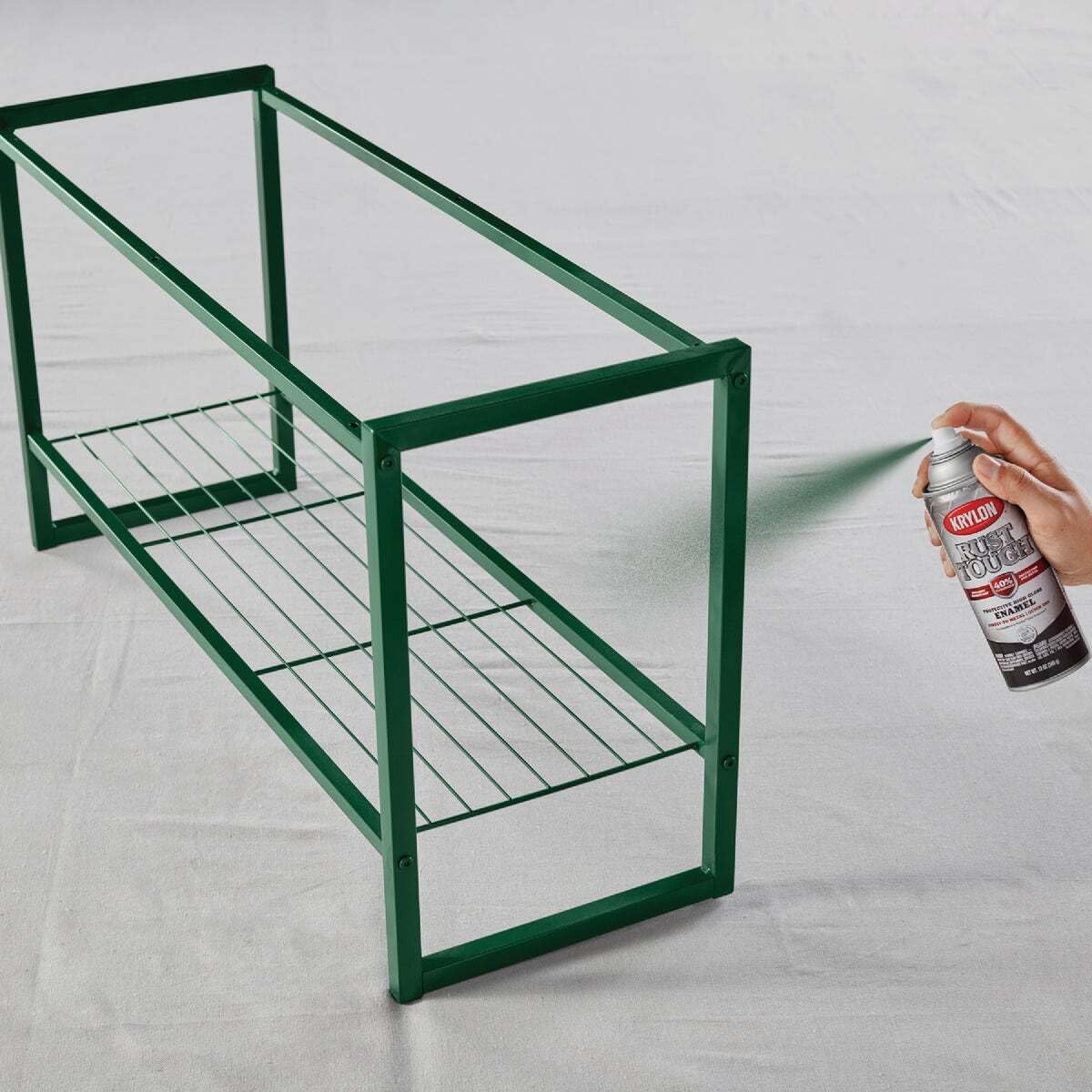Krylon 'Rust Tough' Forest Green K09215007 Rust Preventive Enamel - 12 oz. Aerosol