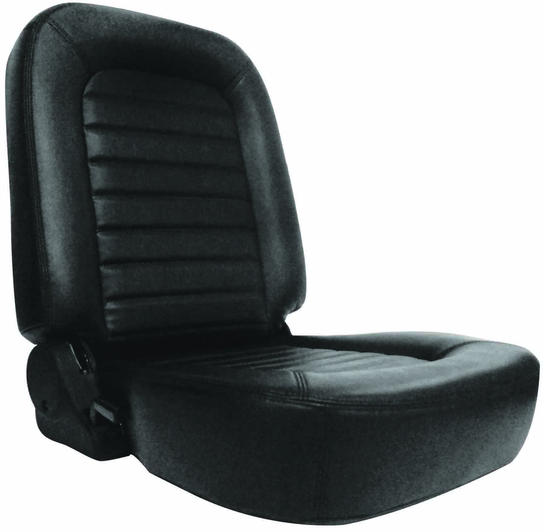 Black Velour ProCar by Scat 80-1500-61L Classic Racing Recliner Left Seat