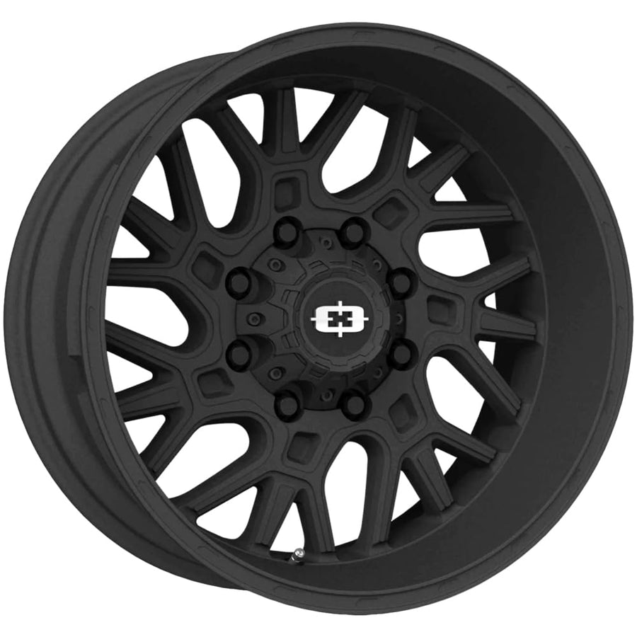 404 Brawl Vision 20x12 8x6.5" -51mm Satin Black Wheel Rim 20" Inch