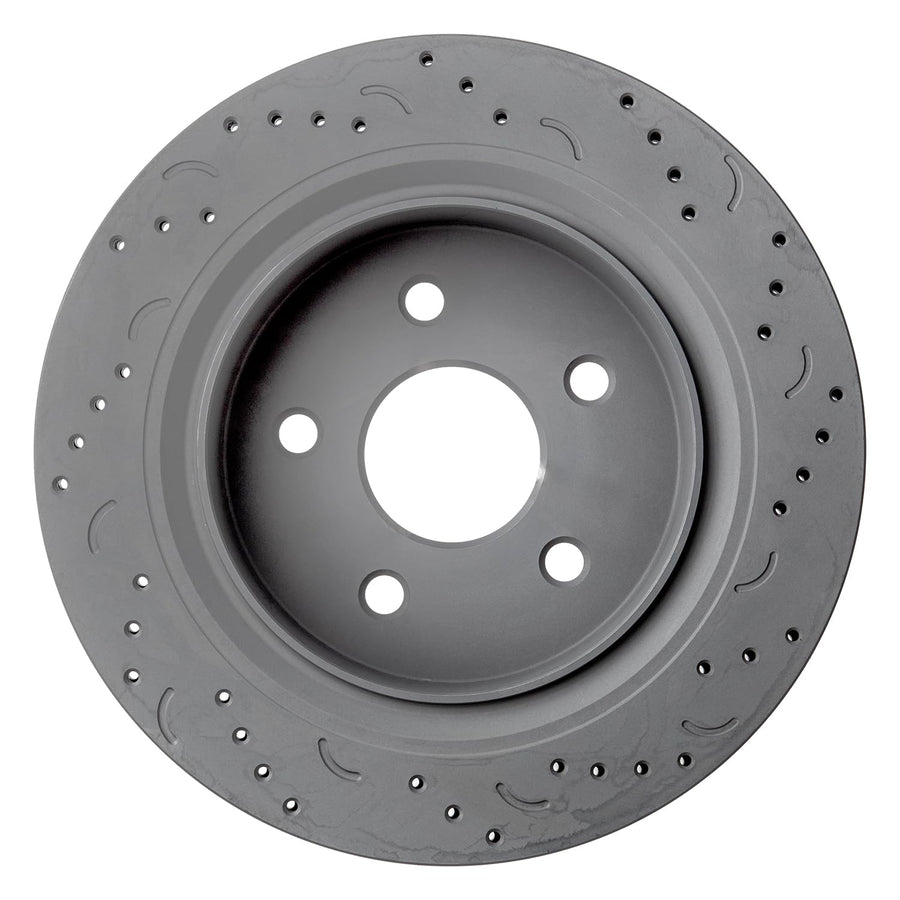 Hawk Performance Talon Rotors Cross-Drilled and Slotted HTC4450
