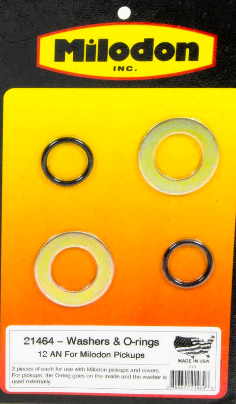 12AN Milodon Large Washer and O-Ring